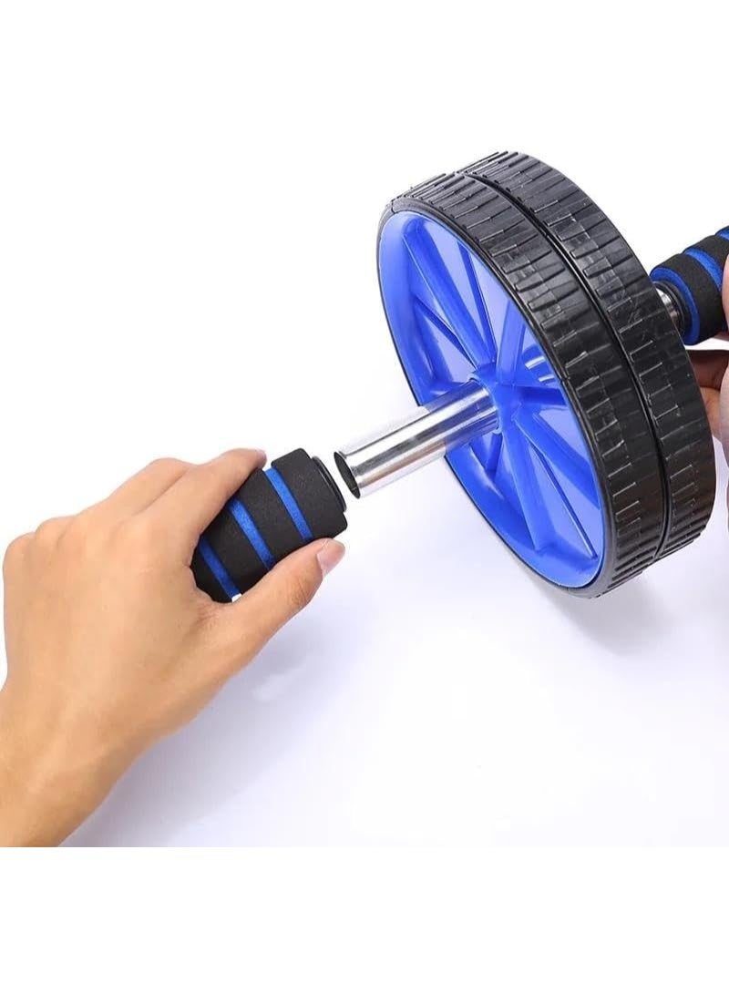 ULTIMATE Core Roller Abdominal Roller 2 Wheel Hand Pusher for Exercise, Abdominal Exercise, Wheel with Knee Pad Multicolor ( Multicolour ) - Image 2